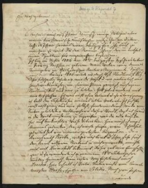 Brief an Moritz Bermann