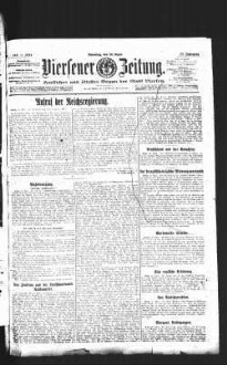 Viersener Zeitung : aelteste Zeitung des Dreistädtegebietes, verbunden mit der "Wacht" in Dülken und Süchteln