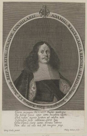 Bildnis des Adamus Wenceslaus â Reichel