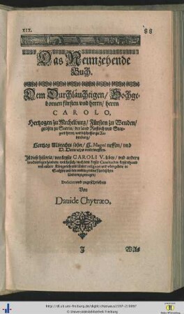 Das Neunzehende Buch.