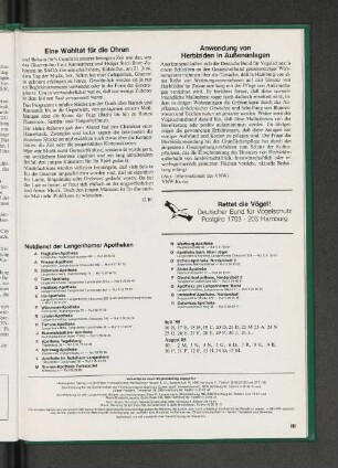Eine Wohltat für die Ohren