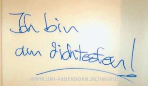 Ich bin am dichtesten!