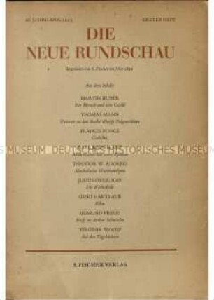 Kulturzeitschrift. 66. Jahrgang, 1955