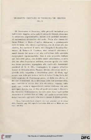 20: Iscrizioni cristiane di Tauriana nei Bruzzii