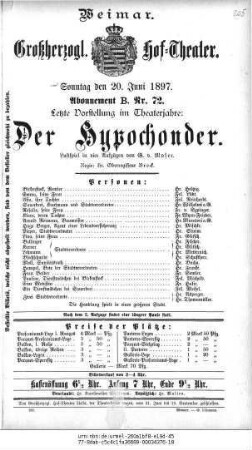 Der Hypochonder