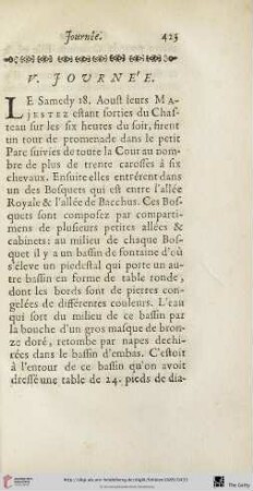 V. journée