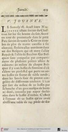 V. journée