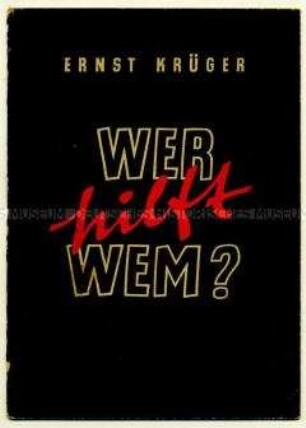 Propagandaschrift gegen die American Federation of Labor (AF of L)