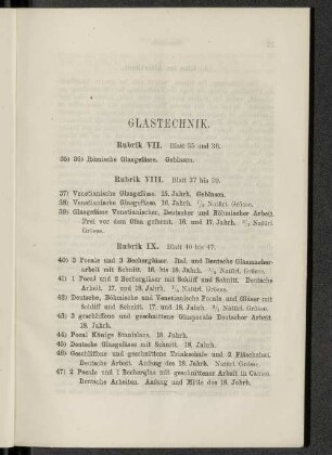 Glastechnik.