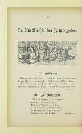 D. Im Wechsel der Jahreszeiten