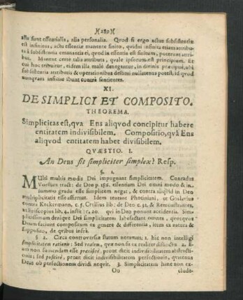 XI. De Simplici Et Composito.