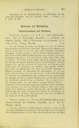 II.4. Waldbau und Waldpflege