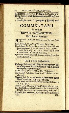 Comentarii in totum novum testamentum.
