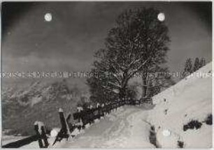 Winterlandschaft, Alpen