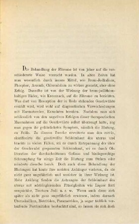 Behandlung der Fibrome des Uterus ...