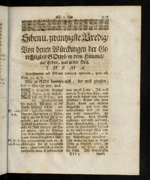 517-534, Siebenundzwanzigste Predigt