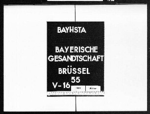 Die Übersendung der belgischen Ordensstatuten