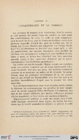Chapitre II: L'anniversaire et le tombeau