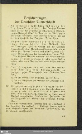 Versicherungen der Deutschen Turnerschaft