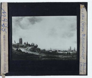 Goyen, Am Strand von Egmond (Paris Louvre MNR 438)