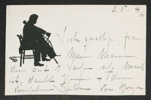 Brief von Adelheid Andree an Margarete Hauptmann