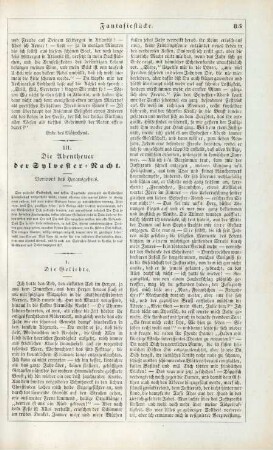III. Die Abentheuer der Sylvester-Nacht