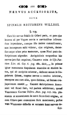 Nervus Accessorius, Sive Spinalis Recurrens Willisii.
