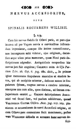 Nervus Accessorius, Sive Spinalis Recurrens Willisii.