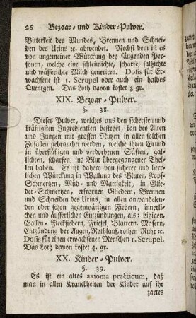 XIX. Bezvar-Pulver.