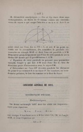 Concours général de 1894.