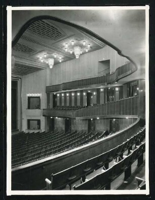 Schauspielhaus, Hannover: Ansicht Zuschauerraum und Proszenium
