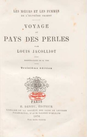 Voyage au pays des perles