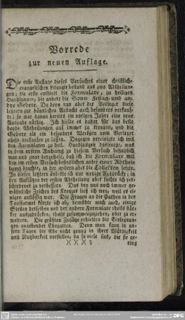 Vorrede zur neuen Auflage