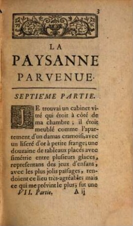 La Paysanne Parvenue, Ou Les Mémoires De Madame la Marquise de L. V., 7