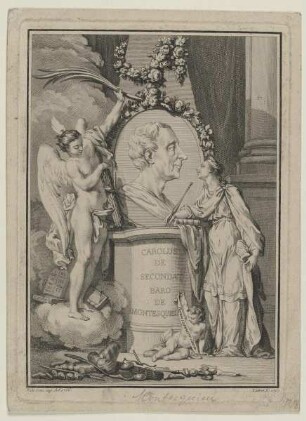 Bildnis des Carolus de Secondat Baro de Montesquieu