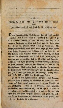 Zeitschrift für die Anthropologie. 1823,2, 1823, [2] = 3. und 4. Vierteljahrsheft