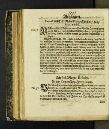 Beylagen. [No. 36.- No. 39.]