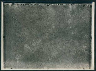 Foto der Stellungen südwestlich von Riencourt-lès-Cagnicourt zwischen Arras und Cambrai (Luftbild)