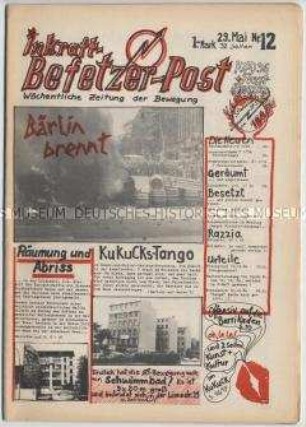 Zeitschrift der Berliner Hausbesetzerszene