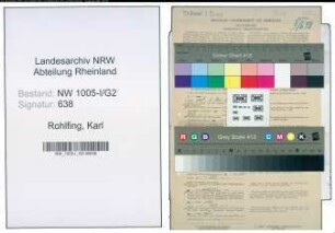 Entnazifizierung Karl Rohlfing , geb. 31.05.1900 (Postbetr.Assistent)