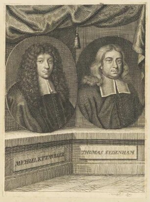 Bildnis des Michael Ettmüller und des Thomas Sydenham