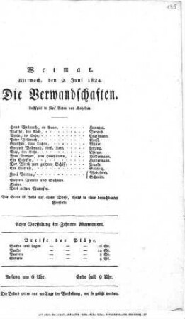 Die Verwandschaften