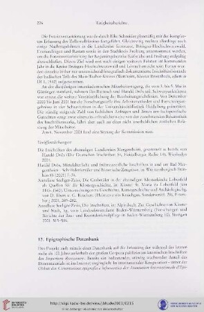 12. Epigraphische Datenbank