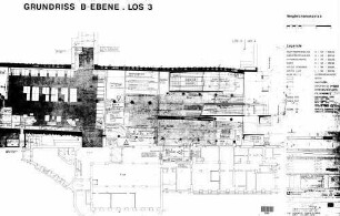 Stuttgart Hbf: Baulos 3 B-Ebene Grundriss