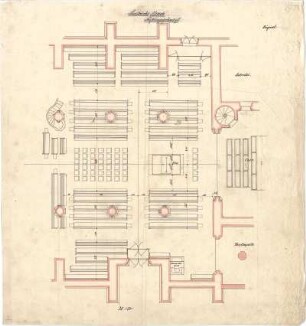 Dolmetsch, Heinrich; Bad Urach; Ev. Stadtkirche, Restaurierung - Bestuhlung (Grundriss)
