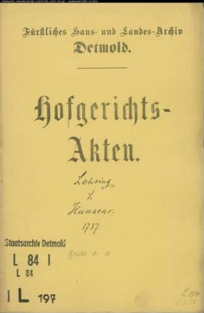 Lohring, Ilsabein zu Blomberg gegen Johann Kord Huneus (Hunäus) zu Blomberg - Bürgschaft