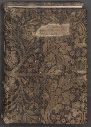 Spätmittelalterlicher Leineneinband - BSB Clm 7713#Einband