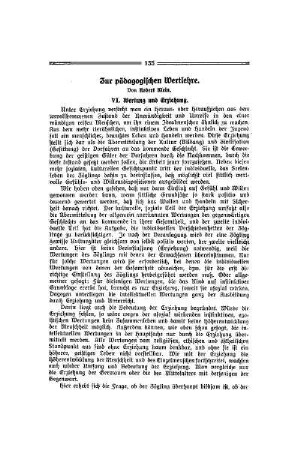 Zur pädagogischen Wertlehre : (Fortsetzung)