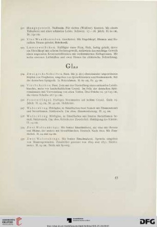 Glas (Nr. 524-530)