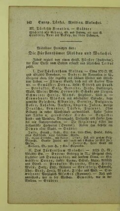 Die Fuerstenthuemer Moldau und Walachei